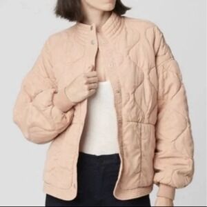 BLANKNYC Quilted Jacket Wisteria Pink Snap Buttons‎ S MSRP $128